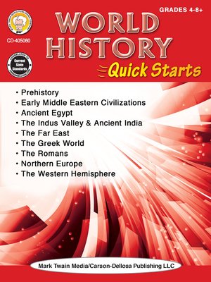 cover image of World History Quick Starts Workbook, Grades 4--12